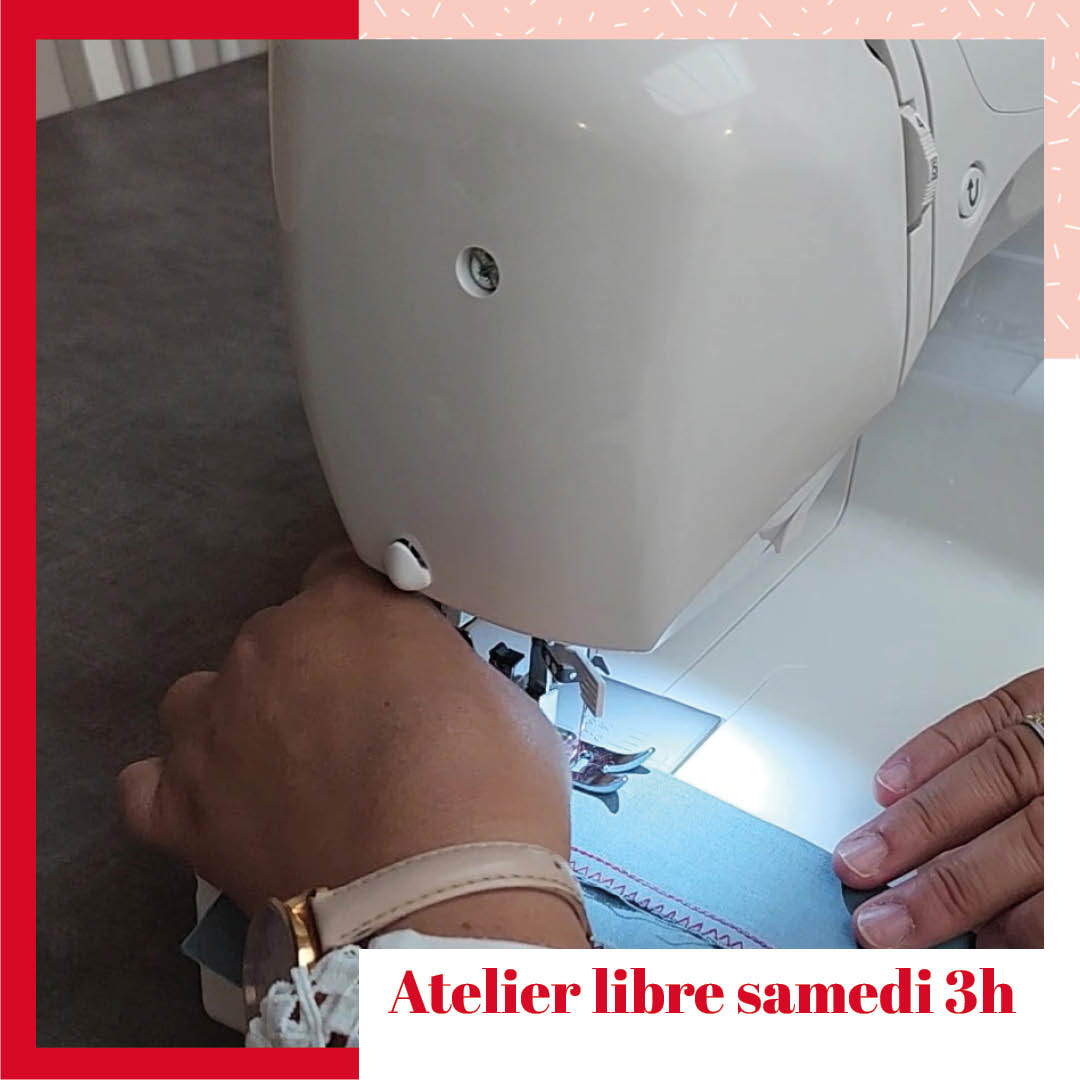 Atelier couture libre | samedi | 3h | de 13h à 16h